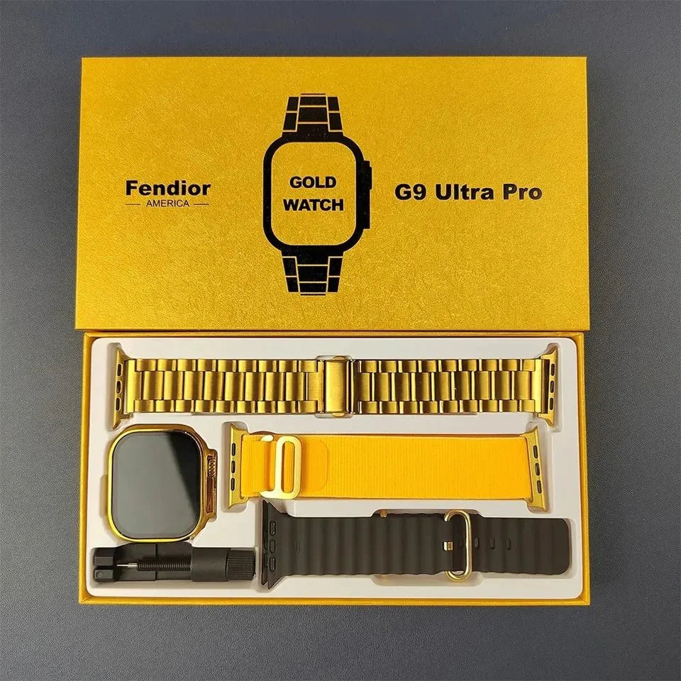 NEW G9 ULTRA PRO GOLD COLOR  SERIES 9 SMART WATCH